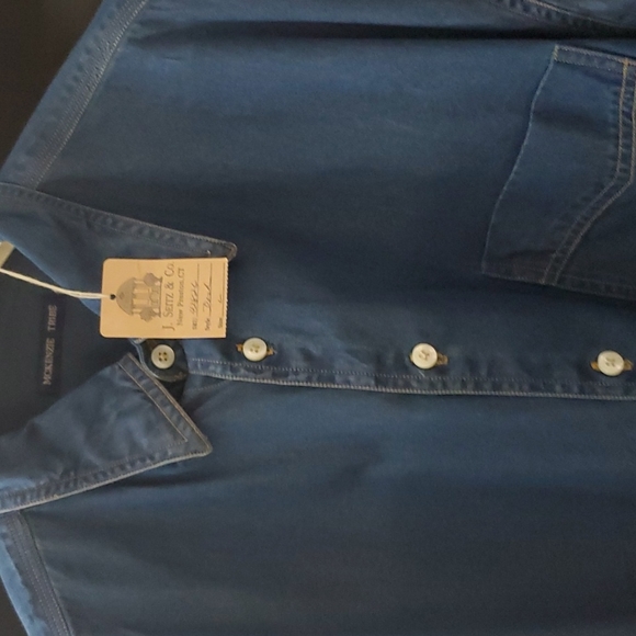NWT MCKENZIE TRIBE DENIM SHIRT SIZE LARGE. - Picture 16 of 16